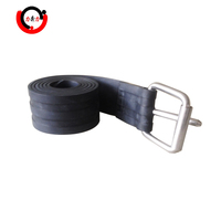 Ceinture de poids pour plongée et pêche, ceinture en caoutchouc, avec boucle en acier inoxydable