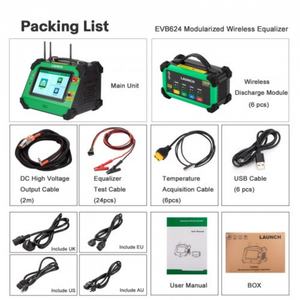 Probador de Baterías EVB624 y Ecualizador Inalámbrico de Celdas con 1 Unidad de Carga y 6 Unidades de Descarga para Vehículos de Nueva Energía - Product Image 6