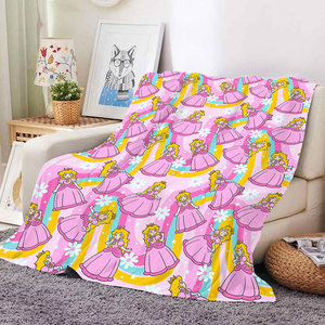 MOQ 1 pièce, livraison directe, couvertures de canapé et de lit en jacquard personnalisées à bas prix avec logos et images, couvertures pour enfants et bébés à motifs de dessins animés - Product Image 5