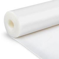 Lámina de Silicona de Alta Calidad Personalizada de 0.1mm/0.2mm/0.3mm/0.5mm/0.8mm, Película de Silicona Transparente Gruesa y Delgada