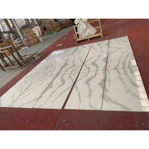 उच्च गुणवत्ता वाले आधुनिक पॉलिश सफेद ब्लॉक मूल्य एम 3 लड़ाकू 60x120 संगमरमर के स्लैब 18 मिमी प्रमाणित प्रकृति संगमरमर ग्राफिक डिजाइन - Product Image 3
