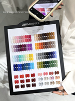 Esmalte de Uñas Brillante Zhimuugel Cuatro Estaciones, 104 Colores, Esmalte de Uñas en Gel, Colores Populares, Juego Completo de Esmaltes para Realzar las Uñas