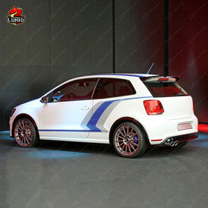 Kit de Carrocería Mejorado Estilo <span class=keywords><strong>WRC</strong></span> para Volkswagen <span class=keywords><strong>POLO</strong></span> 2010-2017 con Parachoques, Lip Frontal, Difusor Trasero y Faldones Laterales - Product Image 4