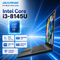 Laptop Layar Sentuh Komersial Baru 15.6" Intel Core I3 8145U Banyak Port Baterai 5000mAh Windows 11 Pro Pasokan Grosir