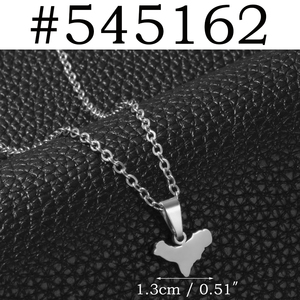 Collana con Mappa delle Isole Canarie Spagnole, El Hierro, La Palma, La Gomera, Tenerife, Gran Canaria, Fuerteventura, Lanzarote, Maiorca # 545162 - Product Image 5