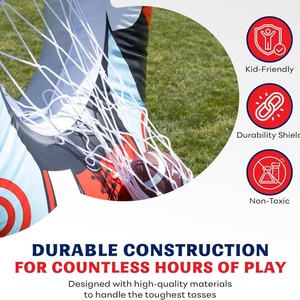Juego de Entrenamiento de Fútbol Inflable de Doble Cara con Mini Balones para Niños - Uso Interior/Exterior, Cumpleaños, Camping, 65 Pulgadas - Product Image 2