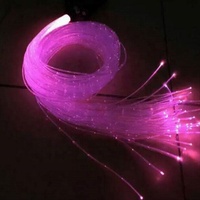 Kit de moteur de lumière LED RVB haute luminosité 85-260V 30W avec câble à fibres optiques à point d'éclair scintillant pour la décoration d'éclairage