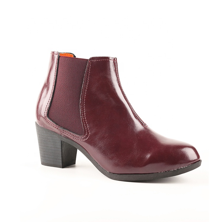 Botines para Mujer marca Via spring ,color Vino tinto - Springstep.com