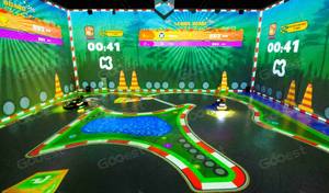 Producto en línea que vende proyector interactivo Go Karts Racing Simulator Indoor Playground Drift Kart Game para adultos - Product Image 2