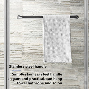 Cabine de douche moderne en verre trempé avec cadre coulissant, garantie <span class=keywords><strong>5</strong></span> ans pour <span class=keywords><strong>hôtel</strong></span> et appartement - Product Image 6