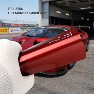 Pellicola Protettiva HOHOFILM Autorigenerante Idrofobica Metallizzata Rosso Fantasma, Centinaia di Colori Personalizzabili, <span class=keywords><strong>Film</strong></span> TPU per Protezione Vernice - Product Image 1