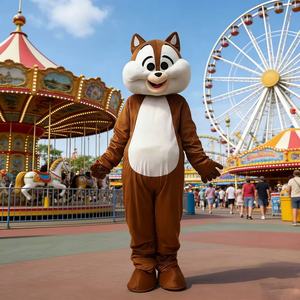 Costume de mascotte de <span class=keywords><strong>lapin</strong></span> de dessin animé <span class=keywords><strong>pas</strong></span> <span class=keywords><strong>cher</strong></span> pour adulte unisexe, peluche marchable pour fête d'Halloween, personnage animal - Product Image 3