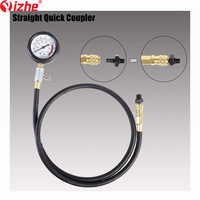Kit de test de compression professionnel YIZHE, manomètre de pression d'huile moteur 0-140 PSI pour outils de réparation de carrosserie automobile