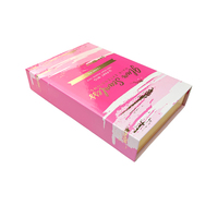 Boîtes à cheveux de luxe personnalisées avec design gratuit, emballages cadeaux populaires en papier satiné, boîtes d'emballage en carton noir magnétique pour perruques