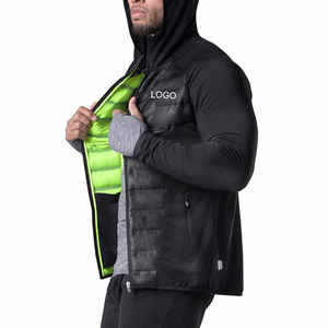 Personnalisé Homme Coton Formation Porter Décontracté À Capuche Épais Veste D'hiver Manteaux - Product Image 2