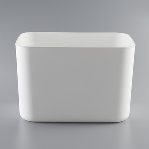 Japanese Style Frosted Clothes <b>Storage</b> <b>Basket</b> Rectangle Stackable With Lid For Laundry And <b>Toy</b> <b>Storage</b> - Product Image 1