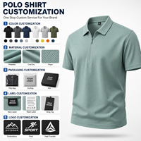 Camiseta Polo de Golf Personalizada de Alta Calidad para Hombre, de Secado Rápido, 100% Spandex/Poliéster, Elástica, Transpirable, Ropa de Golf para Hombre