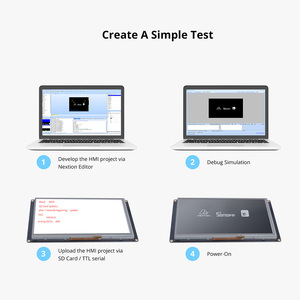 Nextion NX8048T070 7.0 จอแสดงผลแบบสัมผัสอัจฉริยะ USART TFT HMI โมดูลโซลูชั่นสำหรับจอ LCD/LED แบบดั้งเดิม แทนที่หลอด Nixie L111 - Product Image 5