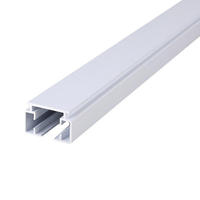Accessoires personnalisables de rail de rideau électrique de maison intelligente Rideaux motorisés fournis par l'usine Alliage d'aluminium enduit de poudre pour
