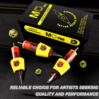 Cartouches d'aiguilles de tatouage MO Pro de qualité supérieure en gros, membrane OEM 0,25 mm, cartouche PMU, liner rond, magnum pour stylo de machine à tatouer
