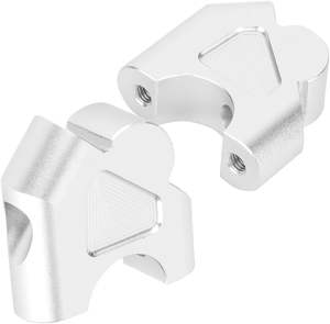 Adaptadores Elevadores de Manillar para Motocicleta, Abrazaderas Elevadoras de Manillar de Aluminio CNC para R1200GS LC ADV 14-18 (Plateado) - Product Image 3