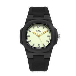 Nuevo reloj para hombre para estudiantes de secundaria, elegante, ovalado, deportivo, mini, de silicona, resistente al agua, de cuarzo. - Product Image 4