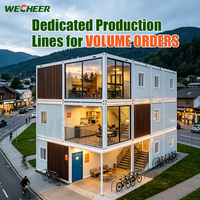 Maison modulaire personnalisée, conteneur pliable de 20 pieds, maison préfabriquée moderne, conteneurs pliables isolés