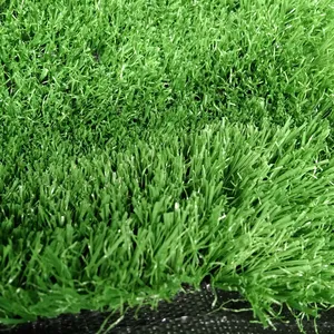 Sdms rumput buatan hijau coklat untuk taman bermain luar ruangan taman dek lantai Abu Ran penjualan terbaik harga rendah 43mm 46mm