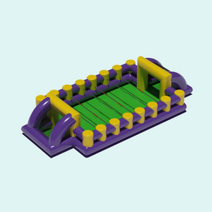 Cancha Inflable Combinada de Fútbol y Voleibol Personalizada OEM, <span class=keywords><strong>Arena</strong></span> Deportiva 2 en 1 con Porterías y Red para Eventos al Aire Libre - Product Image 3