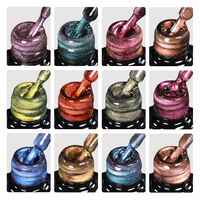 Vernis Gel Magnétique Effet Œil de Chat Haute Pigmentation Coréen 8ml, Fournitures Professionnelles pour Salon, Fabricant 9D à Bas Prix