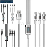 Câbles de données imprimés sur mesure Micro Type C Light pour Android pour iPhone Câble de données pour téléphone Charge rapide