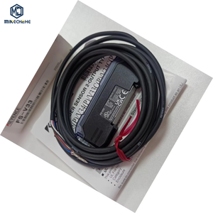 Amplificateur de capteur à fibre optique numérique FS-V33, type câble, sortie NPN pour équipement d'automatisation industrielle - Product Image 1