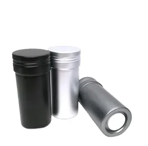 Contenedor de desodorante de metal de color personalizado de 75ml vacío al por mayor, contenedor de barra desodorante de aluminio y plata para bálsamo