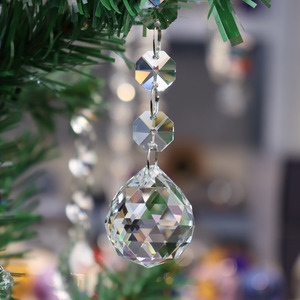Crystal Ornaments <strong>Christmas</strong> <strong>Tree</strong> Decorations Balls <strong>Clearance</strong> Hanging Crystals for Centerpieces Crystal Chandelier Replacement - Product Image 3