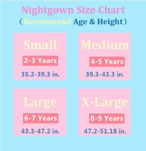 Abito da notte per ragazze con stampa a manica lunga personalizzato abito da notte per bambine - Product Image 6