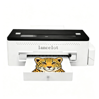 Mesin Printer DTF A3 L1800, Mesin Cetak Langsung ke Film dengan Sirkulasi Tinta Putih Mencegah Penyumbatan untuk Kaos Custom