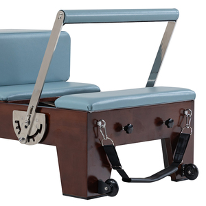 Reformer professionnel en bois de chêne pliable et réglable pour la maison, civière portable - Product Image 3