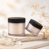 Pot cosmétique vide en plastique dépoli personnalisé avec logo, 5ml, 15ml, 50ml, 100ml, 300ml, pour la vente en gros