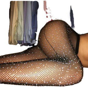 Sexy Hot Khoan Lưới Vớ Rắn Màu Đen Nhỏ Net Vớ Phụ Nữ Mỏng Spandex Nylon Mắt Cá Chân & Bootie - Product Image 1