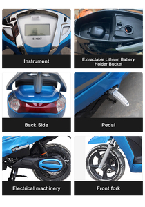 Engtian MOVE Scooter elettrico ad alta velocità CKD SKD motociclo elettrico con pedali freno a disco bicicletta elettrica in vendita - Product Image 4