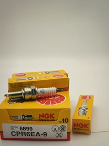 Bujías Originales NGK 6899 CPR6EA-9 para HONDA CRF 125 <span class=keywords><strong>FB</strong></span> (7KW, 10PS) 2014.01-... OEM 31916-KPH-900, 31916-KPH-901 - Product Image 5