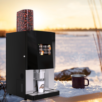 Máquina Expendedora de Café Automática Comercial de Mesa, de Grano a Taza, con Pantalla Táctil de 7 Pulgadas y Múltiples Opciones de Pago