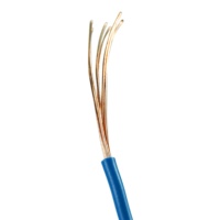 Cable eléctrico BVR de 16 mm, cable de 16 mm, cable flexible de cobre trenzado con aislamiento de PVC, unipolar, 450/750 V, cableado industrial