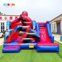 Parc de trampolines gonflables pour enfants, structure de saut gonflable en PVC pour aire de jeux extérieure commerciale