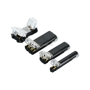 T1 T2 không tước dẫn chiếu sáng kết nối cáp 2-pin mùa xuân nhanh chóng mối nối dây điện khối thiết bị đầu cuối pluggable thiết bị đầu cuối - Product Image 6