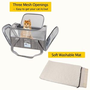 Transportín para Mascotas Aprobado por Aerolíneas, Transportines para Gatos Medianos y Pequeños, Transportines Suaves para Perros Pequeños y Medianos - Product Image 2