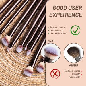 18pcs Synthetic Hair Makeup Artist Brush Set Wood Handle Complete Face <b>Eye</b> Powder Foundation Eyeshadow Cosmetic Custom Brushes - Product Image 4