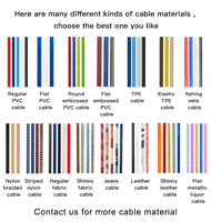 Cable de Carga Schitec al por Mayor, 1m 2m 3m 2.4A, Cable USB de Aleación de Aluminio Trenzado de Nailon para Carga de Energía