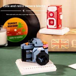 ชุดบล็อกประกอบไมโครแกรนูล ชุดบล็อกสร้างสรรค์เพื่อการศึกษา DIY ทำจากพลาสติก ABS เครื่องสร้างแสงและเงา - Product Image 2