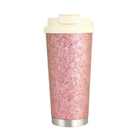 Nouvelle Tasse à Café Isotherme Double Paroi en Titane Pur Haut de Gamme 2026, Grande Capacité, Anti-Chute avec Cordon, Design Luxe Léger